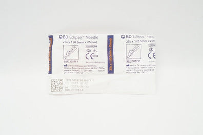 BD 305761 Eclipse Injection Ndle. 25G x 1
